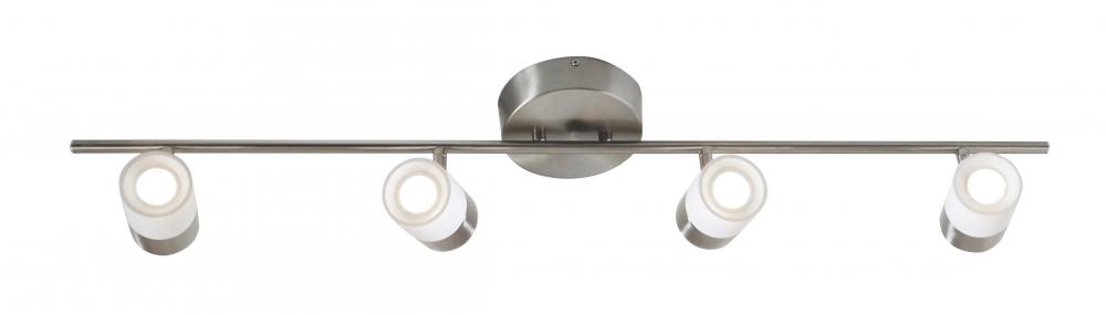 Gramercy LED Fixed Rail - Satin Nickel