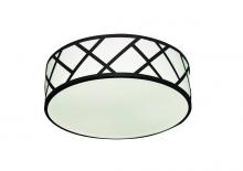 AFX Lighting, Inc. HVNF17LAJUDBK-MS - HAVEN 17'' FLUSHMOUNT LED 30W 120-277V-Black