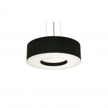 AFX Lighting, Inc. MCP1524MBSN-BK - Montclair 15'' Med Base Pendant - SN w/ BK