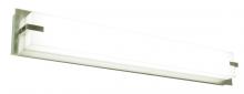 AFX Lighting, Inc. SNV240520LAJD2SN - Sinclair 27'' LED Vanity - Satin Nickel Finish - White Acrylic Shade