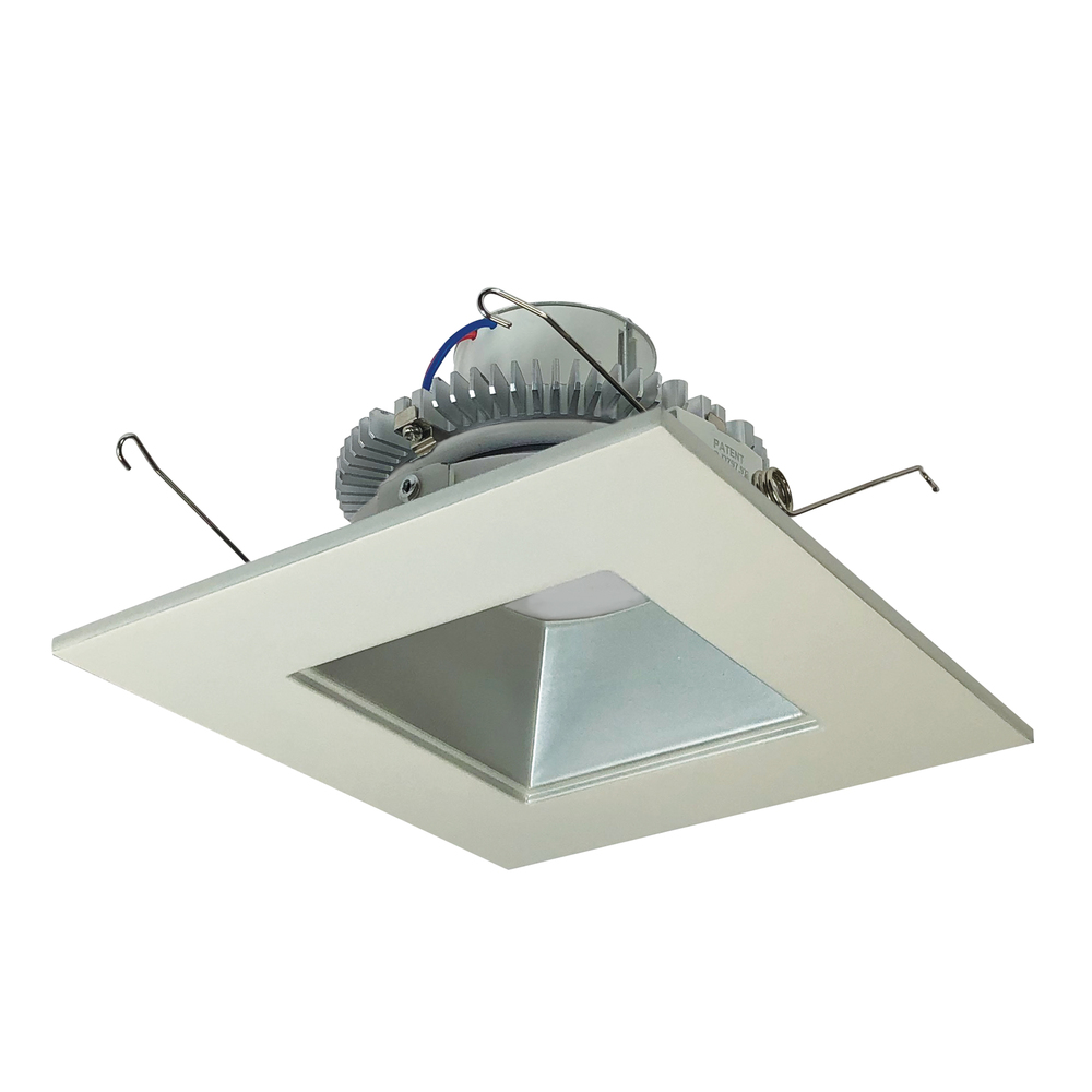 6" Cobalt Click Square Retrofit Reflector with Square Aperture, 1000lm / 12W, 2700K, Haze