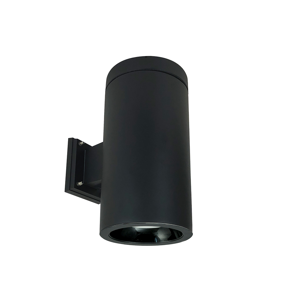 6" Cobalt Wall Mount Cylinder, Black, 1000L, 3000K, Black Reflector, 120V Triac/ELV Dimming