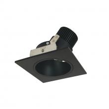 Nora NIO-4SD30XBB/10 - 4" Iolite LED Square Adjustable Reflector with Round Aperture, 1000lm / 14W, 3000K, Black