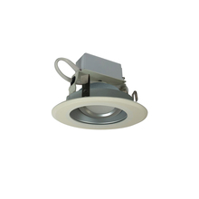 Nora NLCBC-46935XHZWLE4EM - 4" Cobalt Adjustable LED Retrofit, 1000lm / 12W, 3500K, Haze Reflector / White Flange, 120V-277V