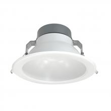 Nora NQZ2-81TWTW-MPW - 8" Quartz Tunable White / Tunable Wattage Recessed LED Downlight, Matte Powder White