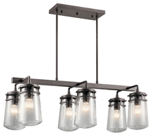 Kichler 49835AZ - Outdoor Linear Chandelier 6Lt