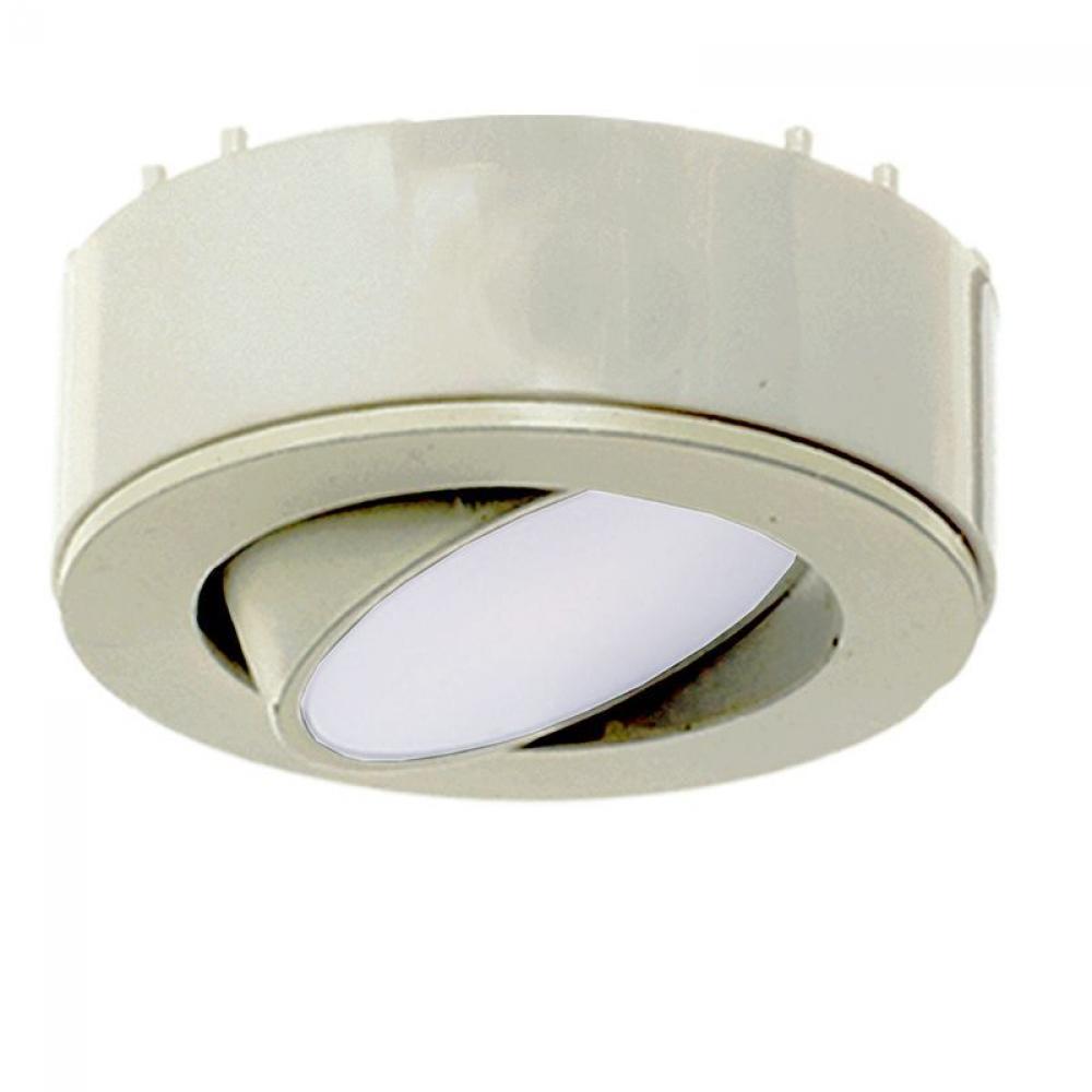 120V ADJ. SLIM PUCK LIGHT, ETL, 4000K, BRUSHED NICKEL