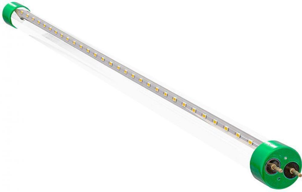 LED T8 2FT, 10W, 1200 LM, 3500K, CLEAR GLASS, TYPE A+B UL LISTED, DLC, NON DIMMABLE (12 pack) (12 pack)