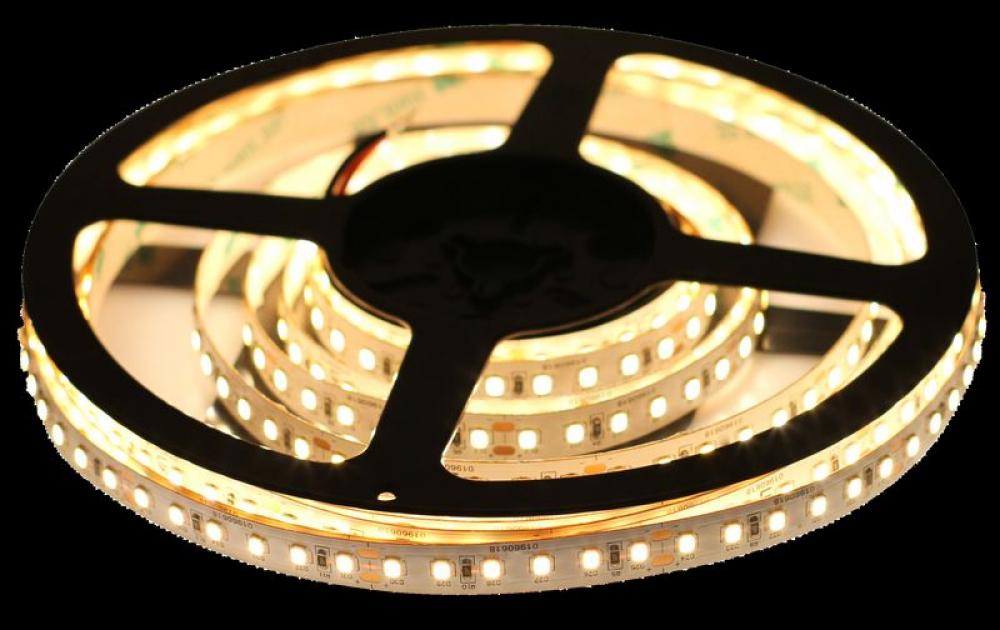 UL Listed LED Ribbon 2835 120LED 2700K IP20 CRI>90. 24V 28.8W/m.10MM PCB led strip 620 lm/Ft 8.8W/Ft