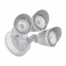 Westgate MFG C3 SL-30W-MCT-BZ-P - 30W 3CCT 30/40/50K BRONZE 3-HEADS SECURITY LIGHT - WITH MOTION SENSOR