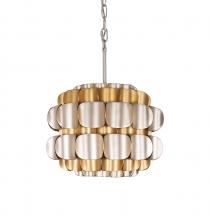 Varaluz 382P01AGGD - Swoon 1-Lt Pendant - Antique Gold/Gold Dust