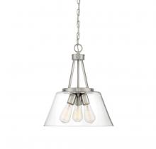 Savoy House 7-1025-3-SN - Calhoun 3-Light Pendant in Satin Nickel