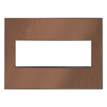 Legrand AWM3GCU4 - adorne® Copper Three-Gang Screwless Wall Plate