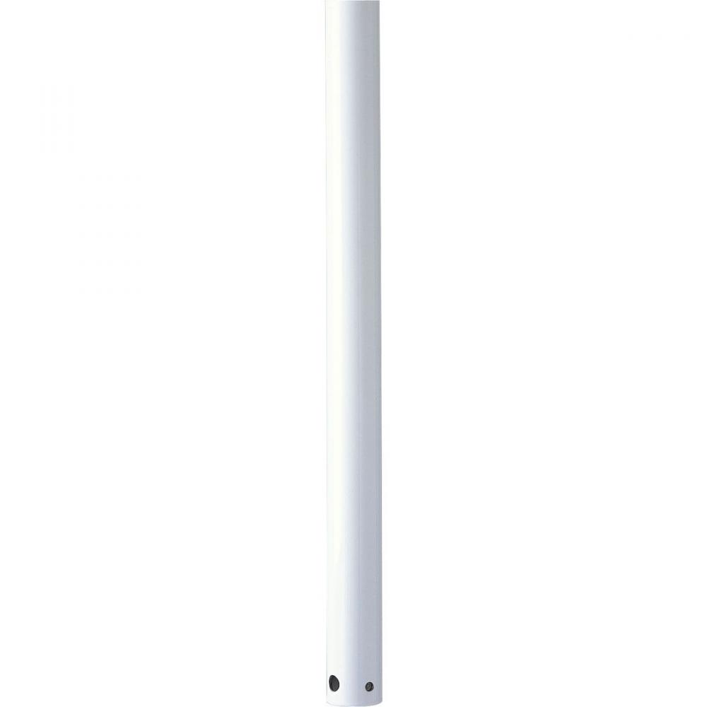 72-Inch Accessory Ceiling Fan Downrod Satin White