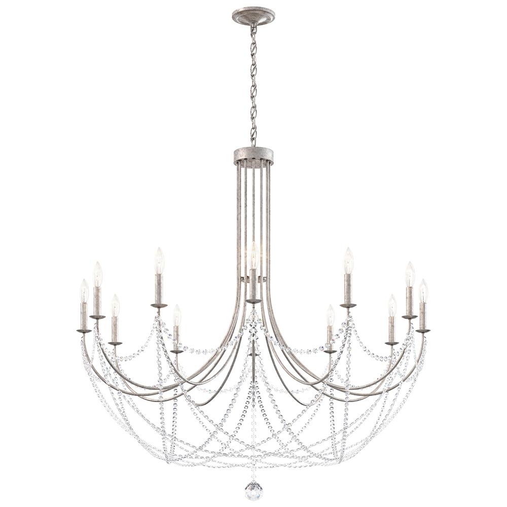 Verdana 12 Light 120V Chandelier in Heirloom Gold with Optic Crystal