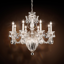 Schonbek 1870 1238N-22H - Bagatelle 11 Light 120V Chandelier in Heirloom Gold with Heritage Handcut Crystal