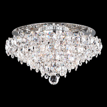 Schonbek 1870 BN1416N-401O - Baronet 4 Light 120V Flush Mount in Polished Stainless Steel with Optic Crystal