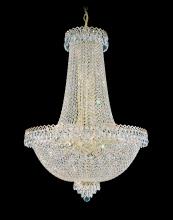 Schonbek 1870 2628-40O - Camelot 31 Light 120V Pendant in Polished Silver with Optic Crystal