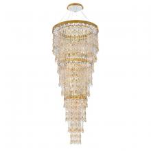 Schonbek 1870 S9192-22R - Pavona 36 120-277V Pendant in Heirloom Gold with Radiance Crystal