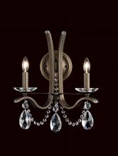 Schonbek 1870 VA8332N-26H - Vesca 2 Light 120V Wall Sconce in French Gold with Heritage Handcut Crystal