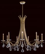 Schonbek 1870 VA8339N-22H - Vesca 9 Light 120V Chandelier in Heirloom Gold with Heritage Handcut Crystal