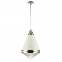 Maxim 10396PRWTPN - Hargreaves-Single Pendant