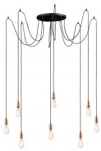 Maxim 12128BKAB - Early Electric-Multi-Light Pendant