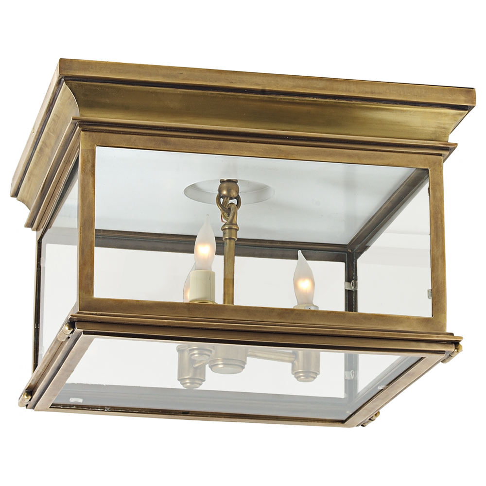 Club Large Square Flush Mount