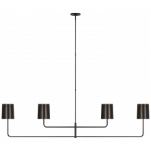 Visual Comfort & Co. Signature Collection BBL 5087BZ-BZ - Go Lightly 70" Four Light Linear Chandelier
