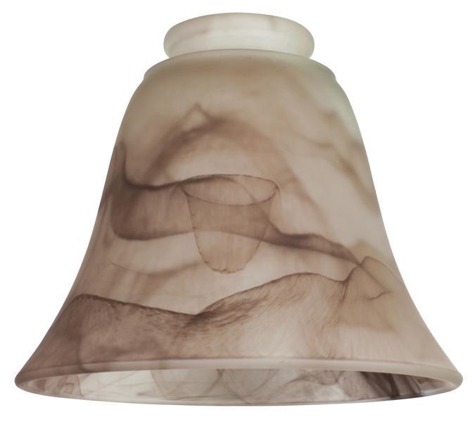 Brown Swirl Bell Shade