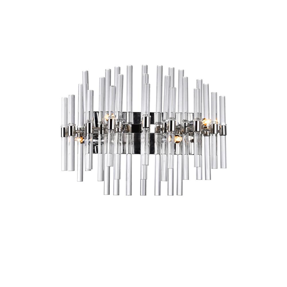 Miroir 4 Light Vanity Light With Polished Nickel Finish