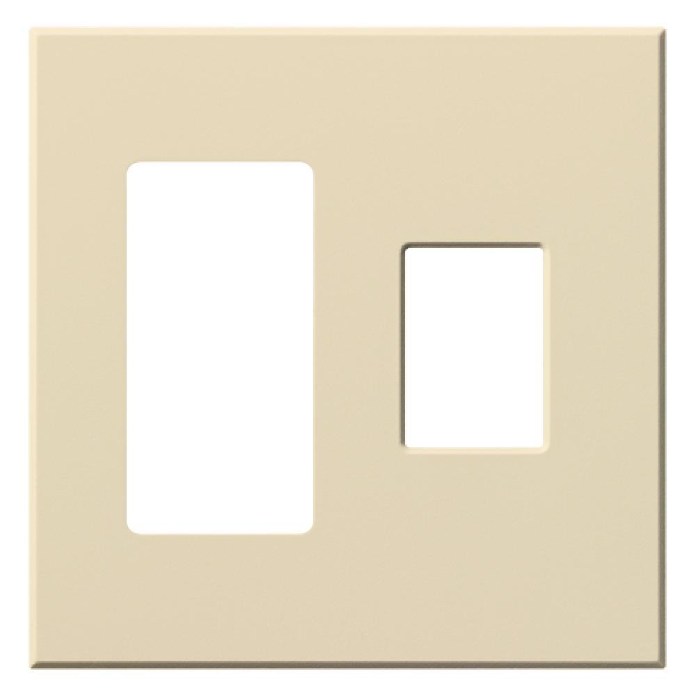 VAREO WALLPLATE 2GNG RECEPT/ CONT BEIGE