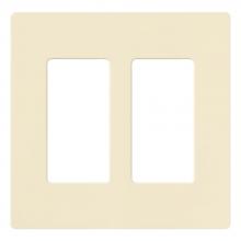 Lutron Electronics CW-2-AL - CLARO WALLPLATE 2 GNG AL