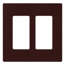 Lutron Electronics CW-2-BR - CLARO WALLPLATE 2 GNG BR