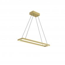 Kuzco Lighting Inc PD88530-BG - Piazza 30-in Brushed Gold LED Pendant