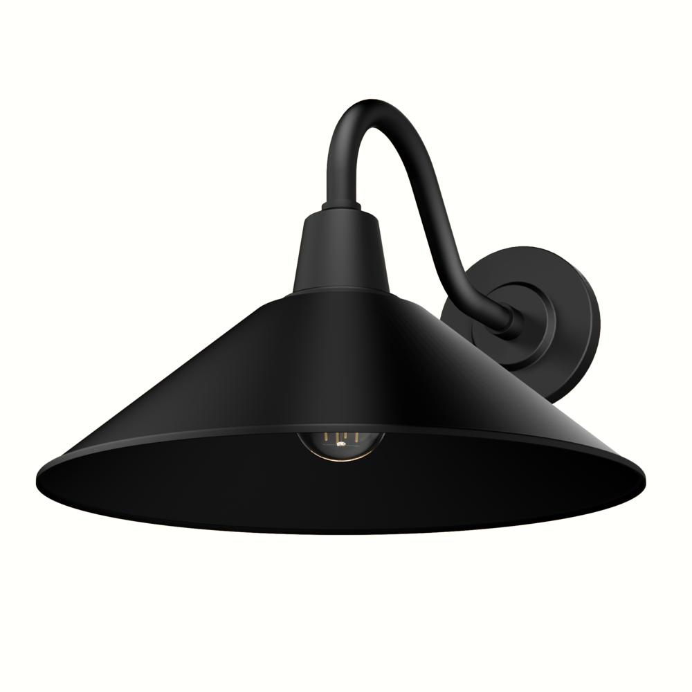 Hunter Skyflow Matte Black 1 Light Medium