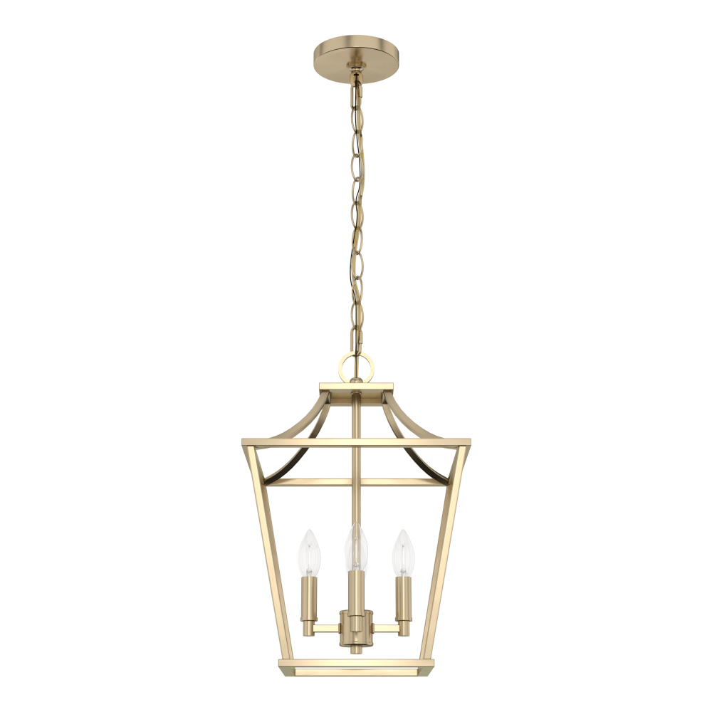 Hunter Laurel Ridge Alturas Gold 4 Light Pendant Ceiling Light Fixture