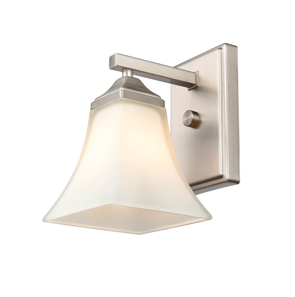 1-Light Wall Sconce Brushed Nickel