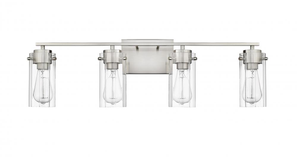 Serena 4-Light Vanity Brushed Nickel