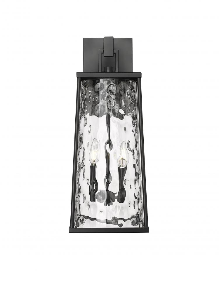 Dutton 2-Light Outdoor Wall Sconce Powder Coated Black