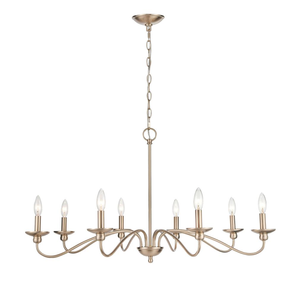 Delvona 8-Light Chandelier Ceiling Light Modern Gold