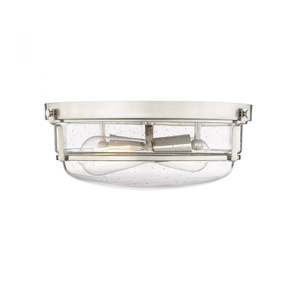 Mayson 2-Light Flushmount Ceiling Light Brushed Nickel