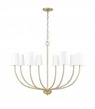 Millennium 29908-VB - Kandor 8-Light Chandelier Ceiling Light Vintage Brass