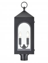 Millennium 7822-PBK - Bratton 2-Light Outdoor Post Lantern Powder Coated Black