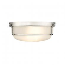 Millennium 4662-BN - Arlson 2-Light Flushmount Ceiling Light Brushed Nickel