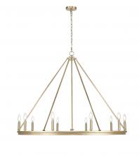 Millennium 9510-MG - Carruth 1-Light Chandelier Ceiling Light Modern Gold