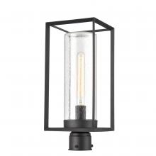 Millennium 4581-PBK - Wheatland 1-Light Outdoor Post Lantern Powder Coated Black