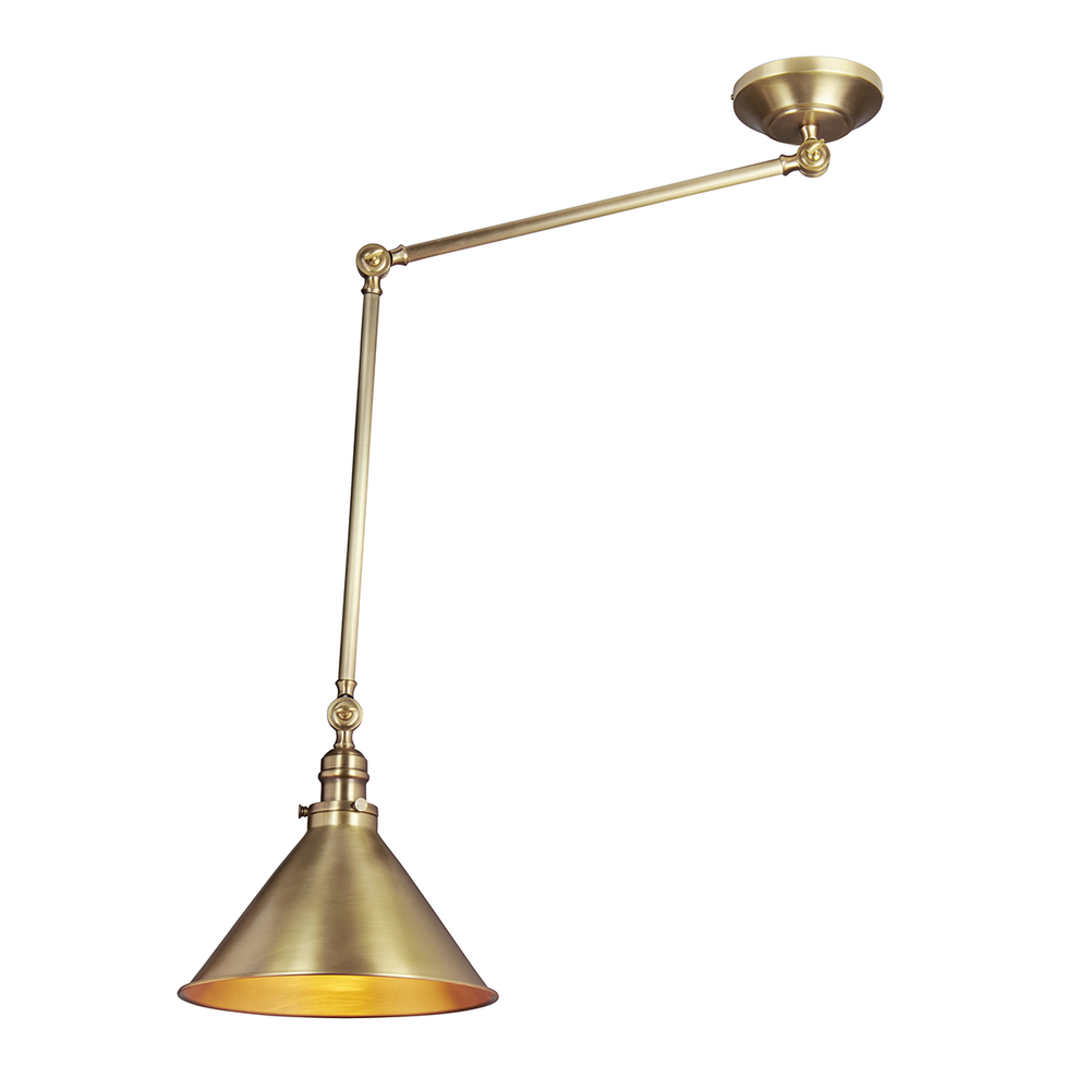 Provence Grande Sconce/Pendant Aged Brass