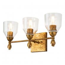 Lucas McKearn BB1000G-3-F1G - Felice 3 Light Vanity Light