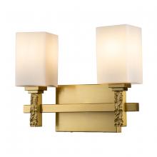 Lucas McKearn BB1101AGB-2 - Jack 2 Light Bath Bar in Aged Brass